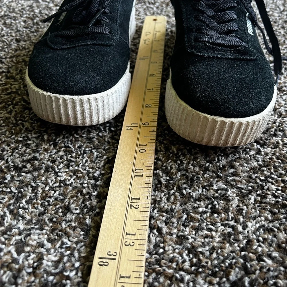 Puma Classic Black Suede Sneakers